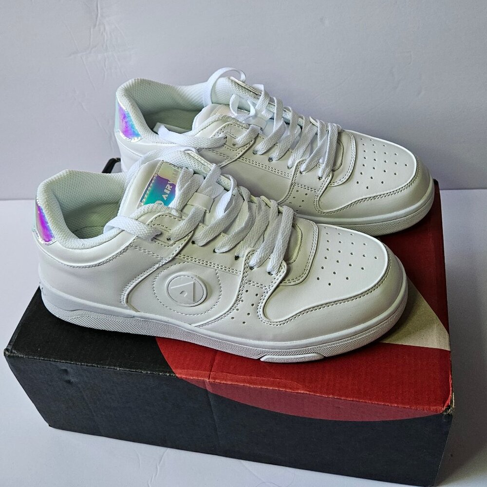 Airwalk Nelle-J Women's White Lace Up Sneakers Size 8.5